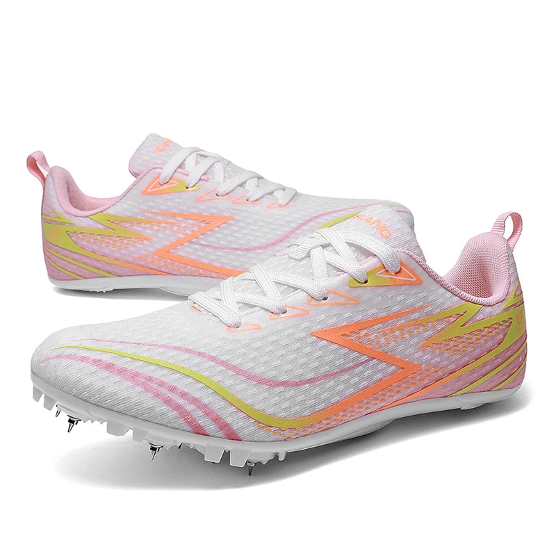 Track and Field Shoes Men Women Spikes Sneakers Track Race Jumping Sneakers Girls Professional Running Nail Spikes Shoes Boys