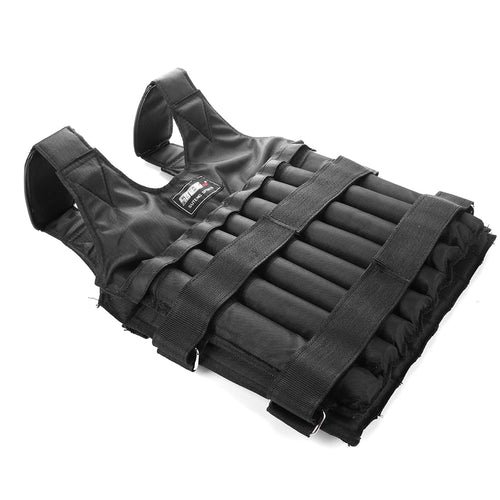 1 - 110LBS Adjustable Weighted Vest Running Loading Weighted Vest Training Workout Fitness Adjustable Waistcoat Jacket Man Women