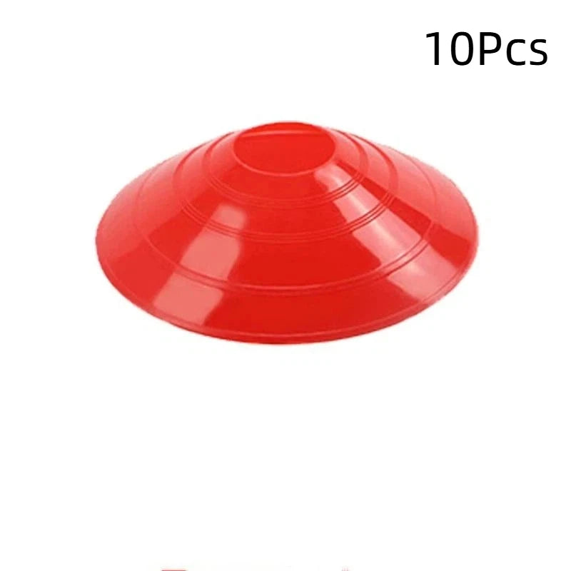 10PCS Agility Training Sports Cones 18cm Plastic for Soccer Basketball Football Footwork Drills Coaching