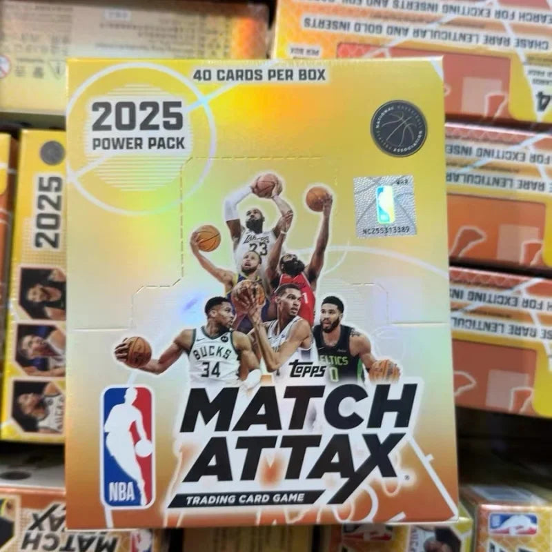 2025 New Topps Nba Match Attax Basketball Card Energy Pack Original Tcg Collection With Ultra Rare Autograph Relic Card In Stock