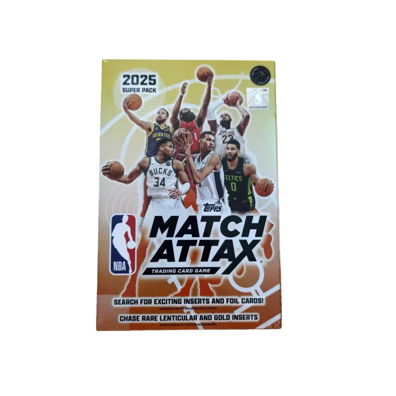 2025 New Topps Nba Match Attax Basketball Card Energy Pack Original Tcg Collection With Ultra Rare Autograph Relic Card In Stock