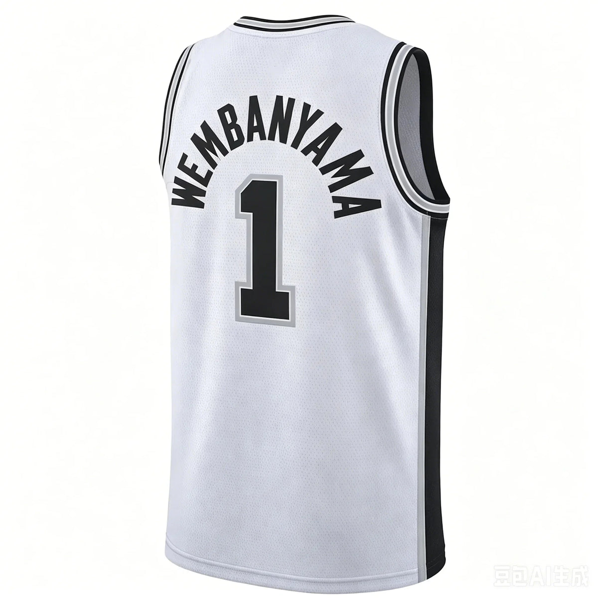 New Victor Wembanyama No.1 Basketball Retro American Jersey Printed Quick Drying Casual Daily Sports Men's Vest Family Matching