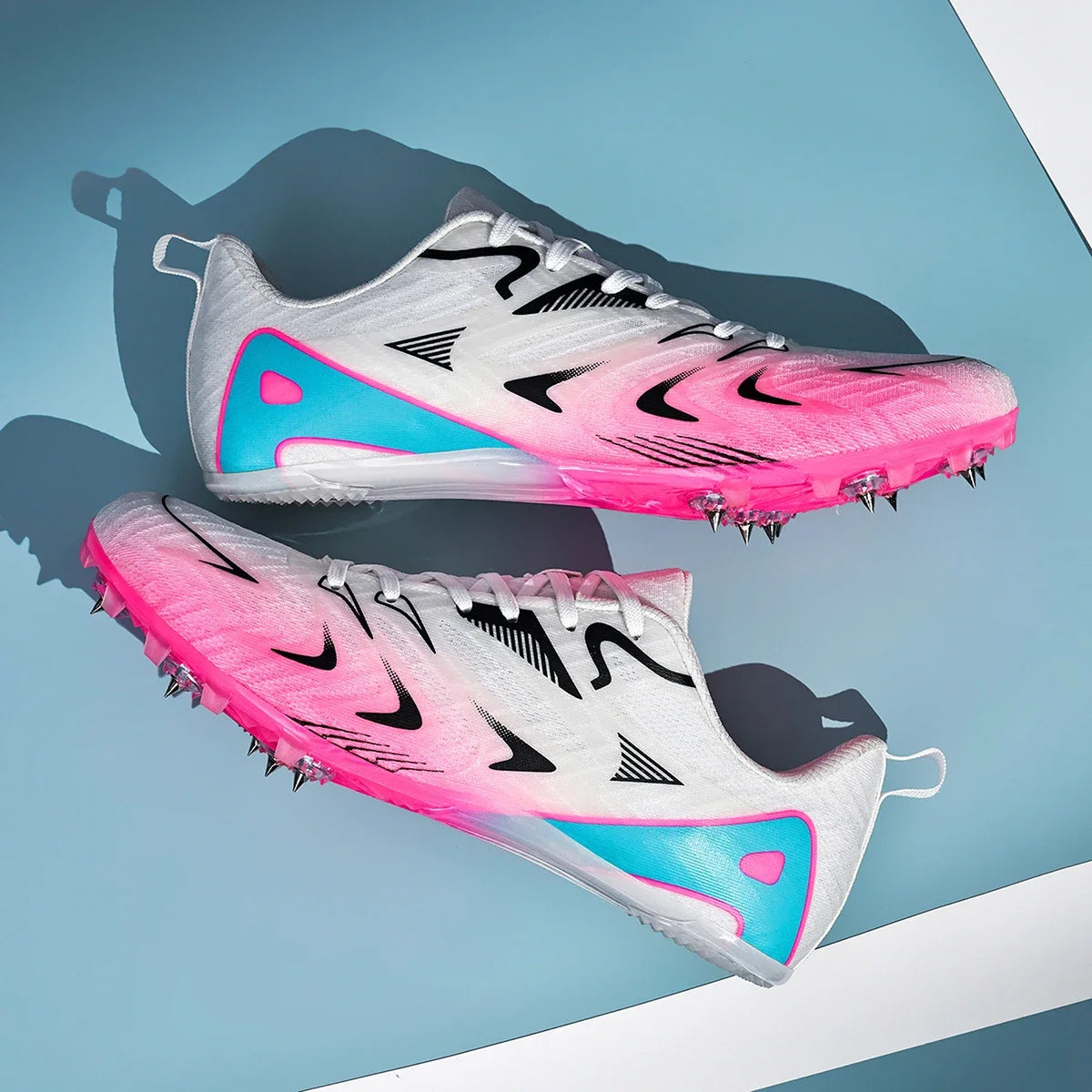 Men Women Professional Track Spike Soft Field Non Slip Racing Long Jump Running Sprint Shoes Athletic Nails Race Light weight