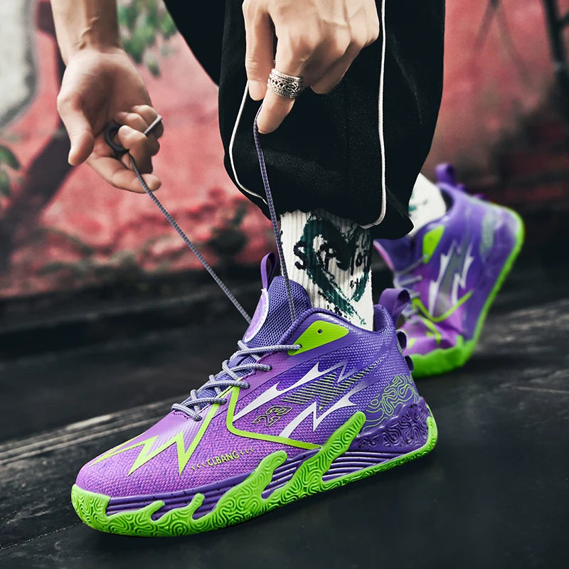Basketball Shoes Professional Men Athletic Sports Shoes High-Quality Training Unisex Field Waterproof Boots Cushioned Sneaker