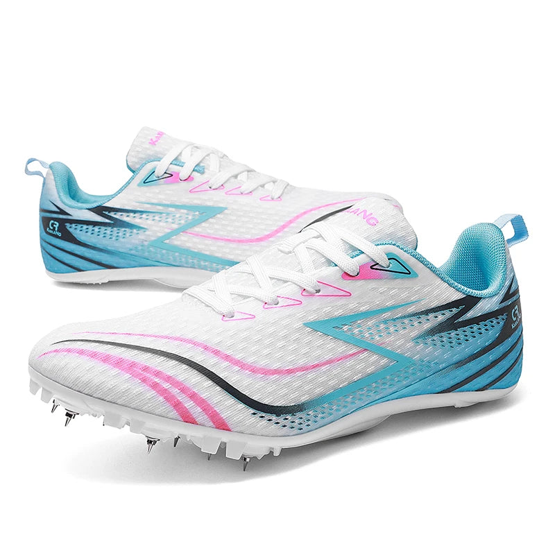 Track and Field Shoes Men Women Spikes Sneakers Track Race Jumping Sneakers Girls Professional Running Nail Spikes Shoes Boys