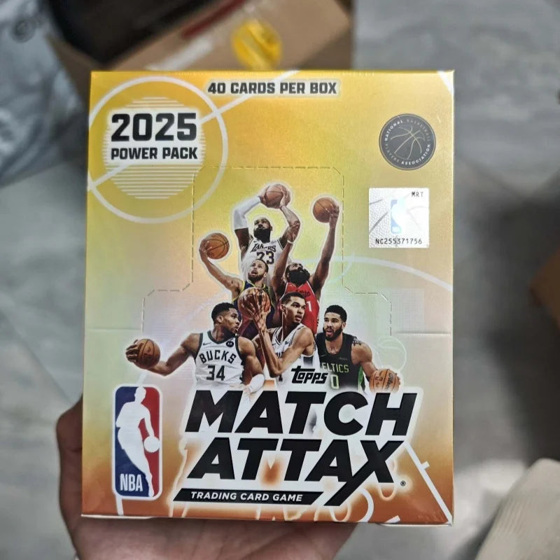 2025 New Topps Nba Match Attax Basketball Card Energy Pack Original Tcg Collection With Ultra Rare Autograph Relic Card In Stock