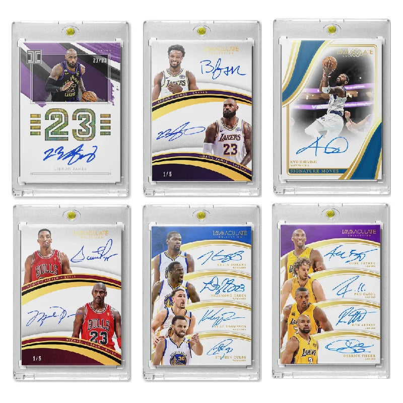 DIY Handmade Basketball Trading Cards Kobe LeBron Curry Irving and Durant exquisite collectible gifts for  Basketball fans