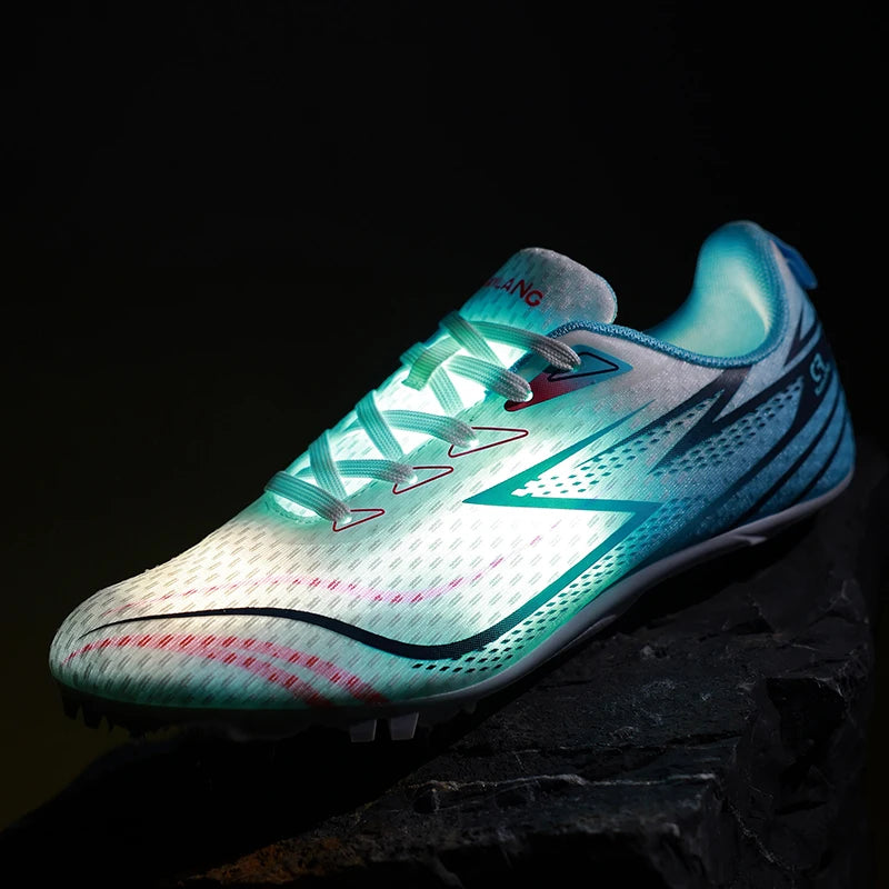 Track and Field Shoes Men Women Spikes Sneakers Track Race Jumping Sneakers Girls Professional Running Nail Spikes Shoes Boys