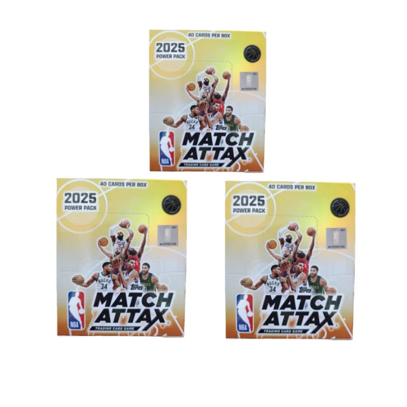 2025 New Topps Nba Match Attax Basketball Card Energy Pack Original Tcg Collection With Ultra Rare Autograph Relic Card In Stock
