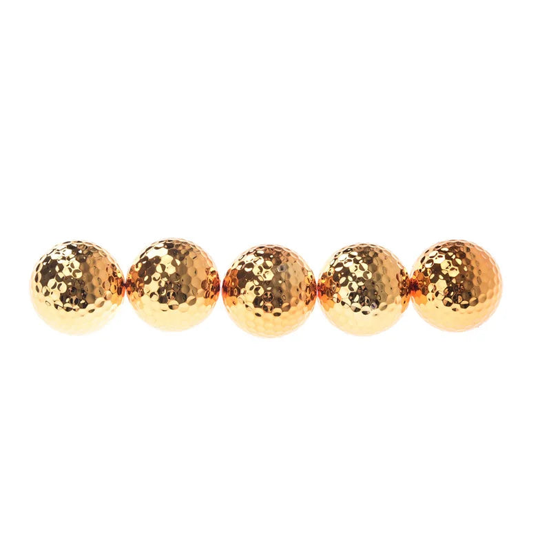 1pc golf balls novel ball golf equipment gold color Gold Golf balls
