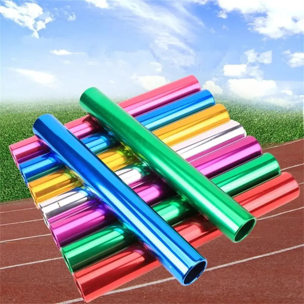 Adults Aluminum Alloy Relay Baton Track and Field Athletics Relay Track Baton Thicken Colorful Running Match Baton Racing Match