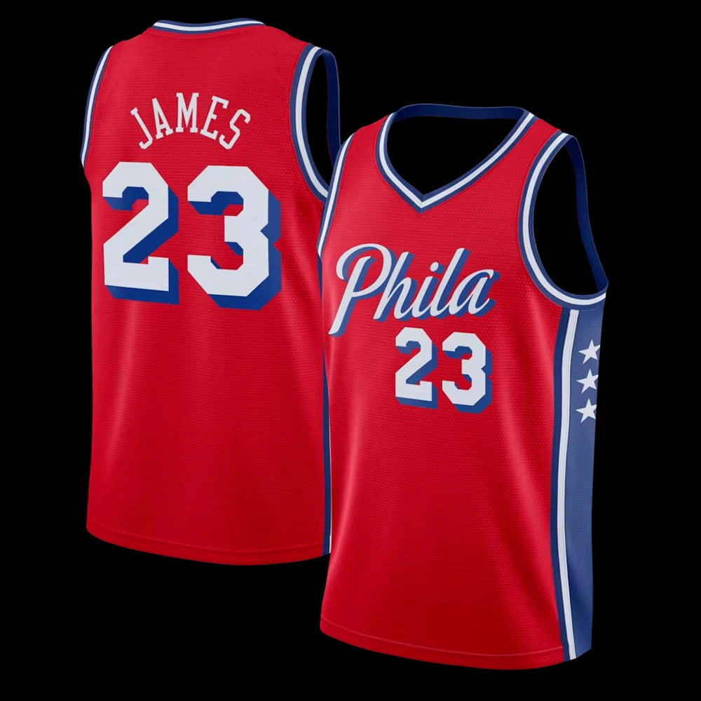 2026 James 23 Basketball Jersey Classic Retro Sleeveless Sports Tank Top Breathable Mesh Training Uniform Fans Basketball Vest
