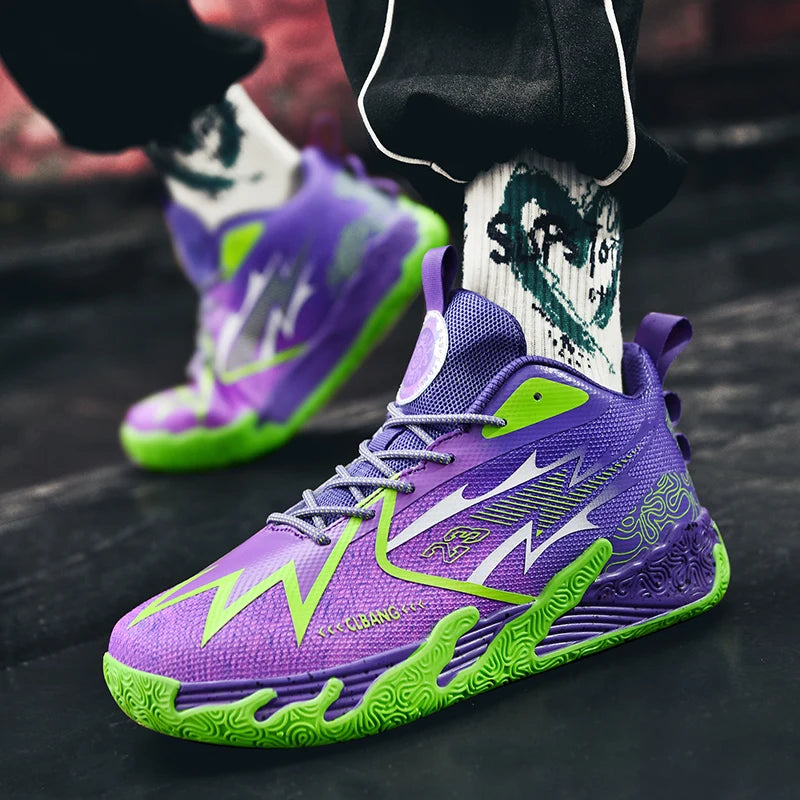 Basketball Shoes Professional Men Athletic Sports Shoes High-Quality Training Unisex Field Waterproof Boots Cushioned Sneaker