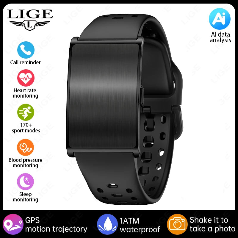 New GPS Running Track No Screen Smart Watch Waterproof Sports Band Heart Rate Monitor Health Smart Bracelet Fitness Tracker 2026