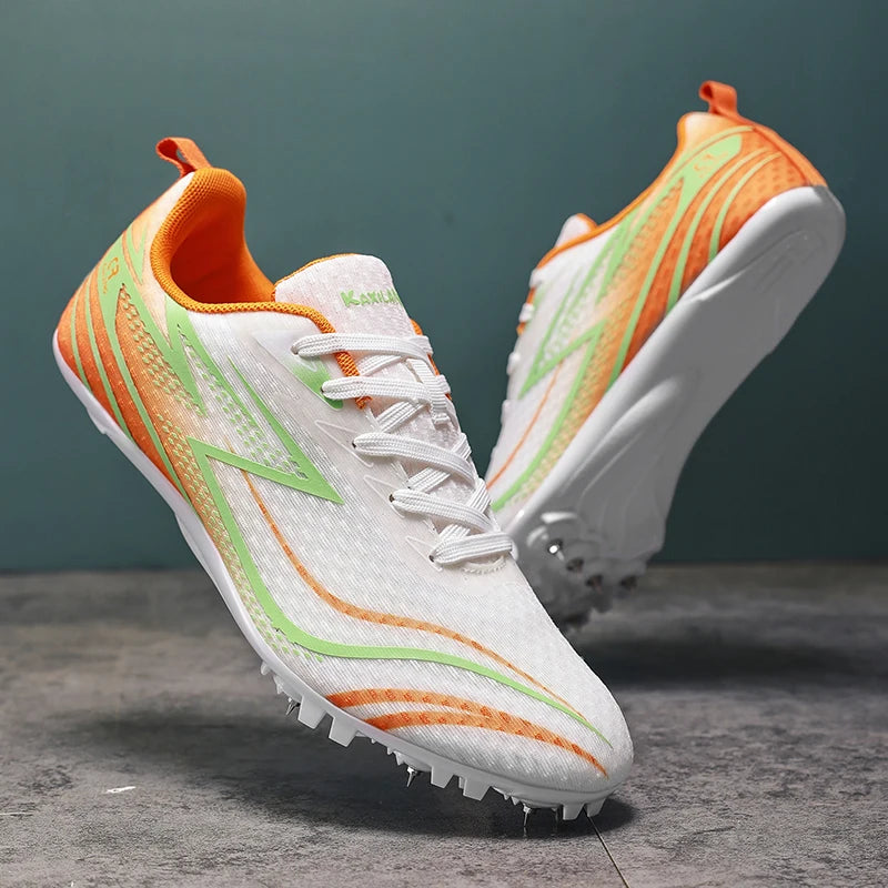 Track and Field Shoes Men Women Spikes Sneakers Track Race Jumping Sneakers Girls Professional Running Nail Spikes Shoes Boys