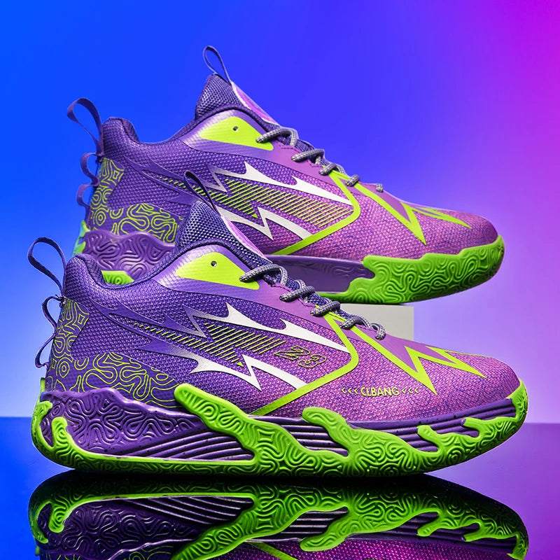 Basketball Shoes Professional Men Athletic Sports Shoes High-Quality Training Unisex Field Waterproof Boots Cushioned Sneaker