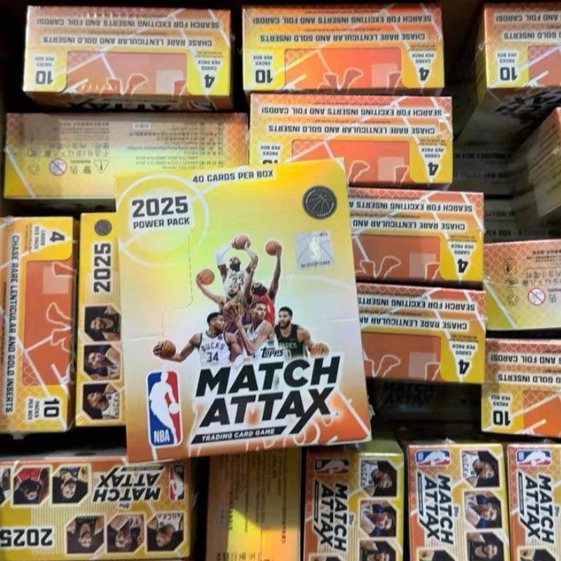 2025 New Topps Nba Match Attax Basketball Card Energy Pack Original Tcg Collection With Ultra Rare Autograph Relic Card In Stock