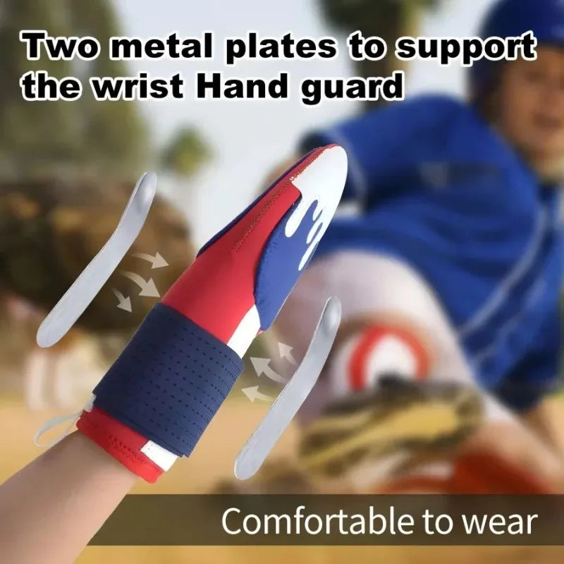 1 pc Baseball Sliding Baseball Breathable Glove Softball Guard Ergonomic Design Protecting Fingers for Basic Base Running