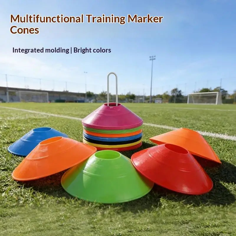 10PCS Agility Training Sports Cones 18cm Plastic for Soccer Basketball Football Footwork Drills Coaching
