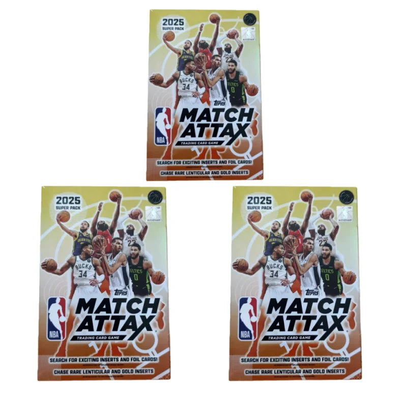 2025 New Topps Nba Match Attax Basketball Card Energy Pack Original Tcg Collection With Ultra Rare Autograph Relic Card In Stock