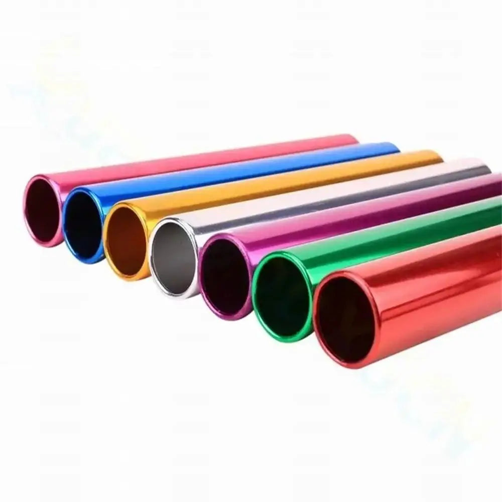 Adults Aluminum Alloy Relay Baton Track and Field Athletics Relay Track Baton Thicken Colorful Running Match Baton Racing Match