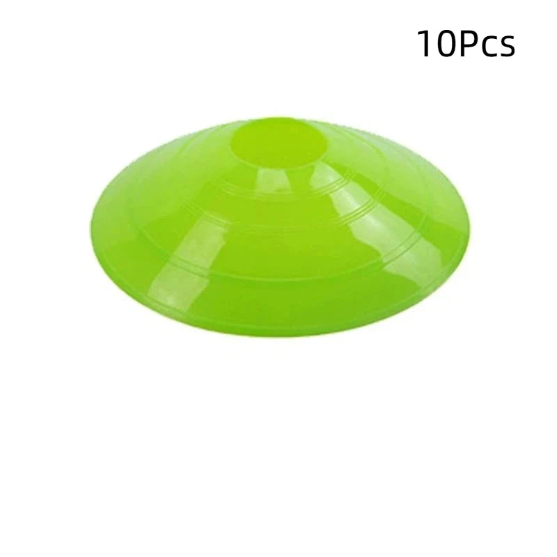 10PCS Agility Training Sports Cones 18cm Plastic for Soccer Basketball Football Footwork Drills Coaching