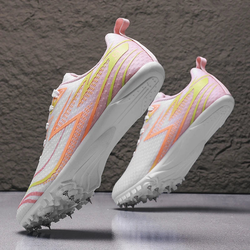 Track and Field Shoes Men Women Spikes Sneakers Track Race Jumping Sneakers Girls Professional Running Nail Spikes Shoes Boys