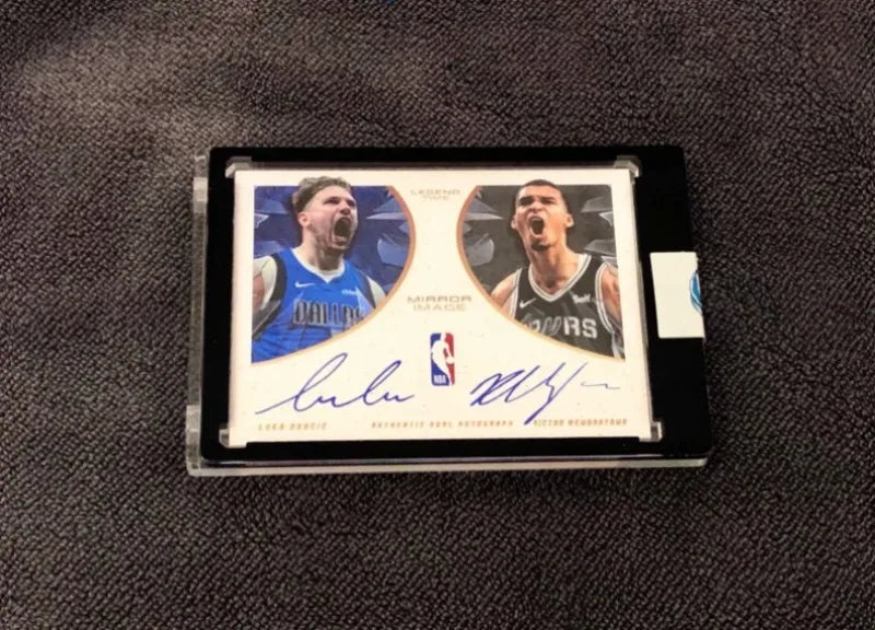 DIY Handmade Victor Wembanyama NBA Cards Kaboom NOIR Classic Design Replica Collectible Cards for Wemby Fans Collectible Gift
