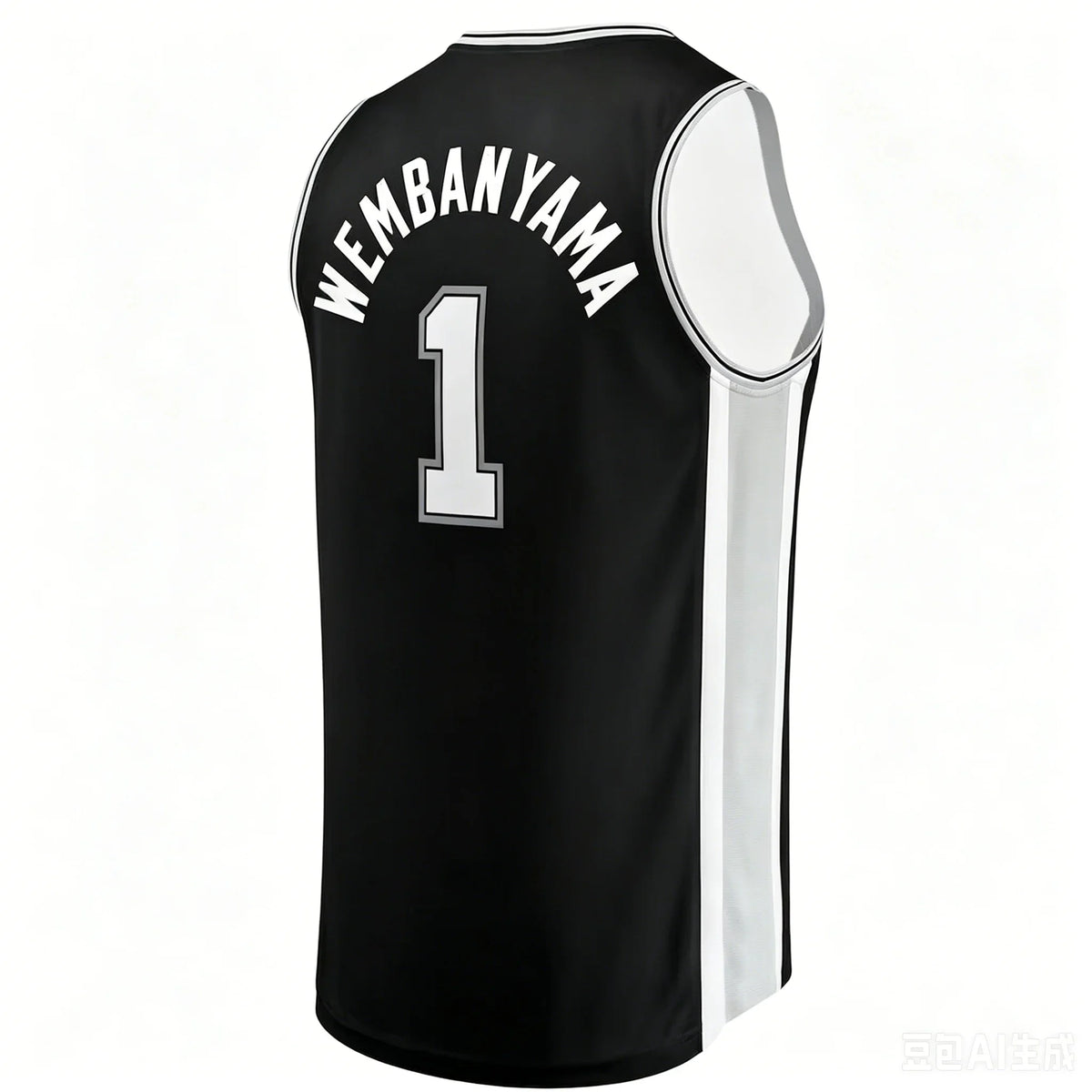 New Victor Wembanyama No.1 Basketball Retro American Jersey Printed Quick Drying Casual Daily Sports Men's Vest Family Matching