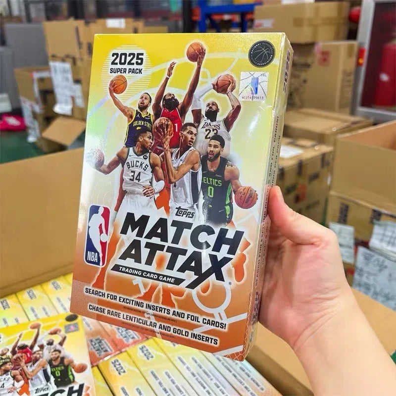 2025 New Topps Nba Match Attax Basketball Card Energy Pack Original Tcg Collection With Ultra Rare Autograph Relic Card In Stock
