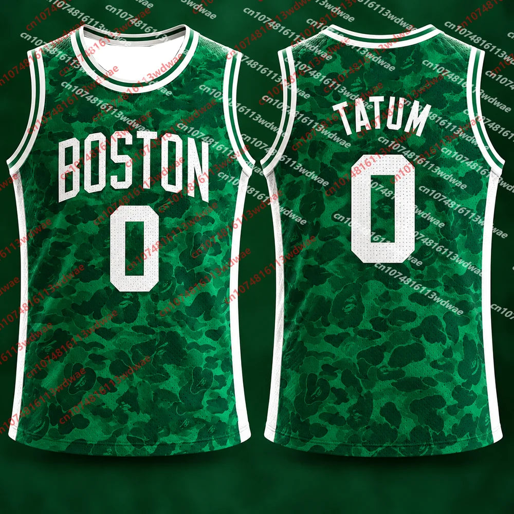 Tatum #0 Boston Classics Basketball Jersey Unisex Sleeveless Tank George 13 Vest For Men Women Basketball Sports Kid Tee