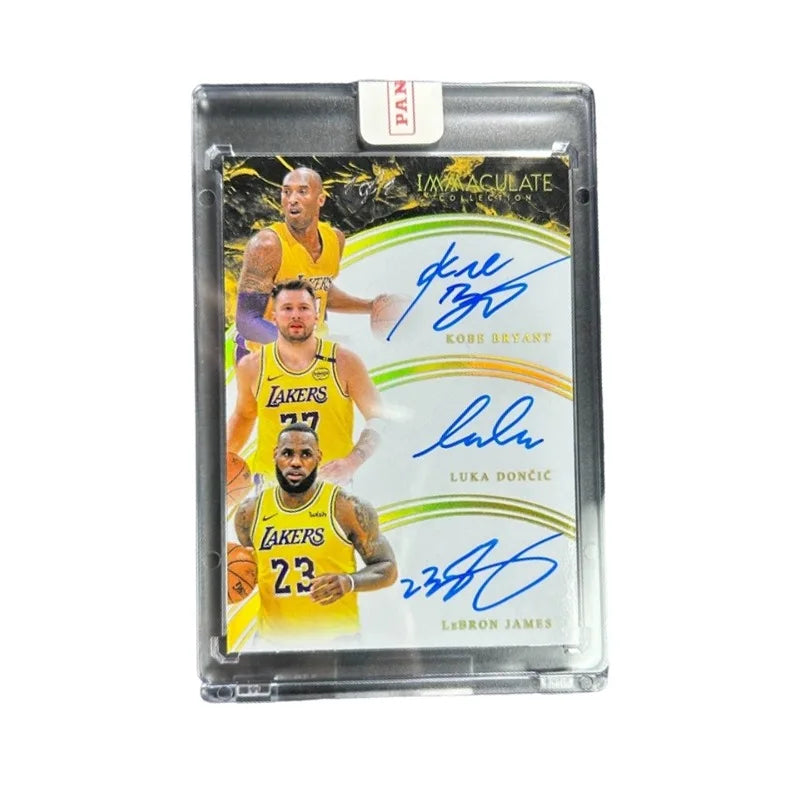 DIY Handmade NBA Basketball Trading Cards Kobe LeBron Luka Curry Durant Tatum Wade Star Collectible Cards for Basketball Fans