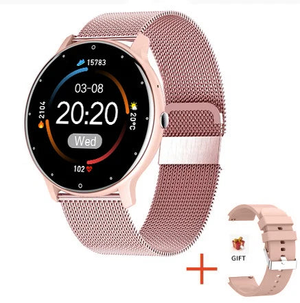 LIGE Smart Watch Women Men Full Touch Screen Bluetooth Call Smartwatch Waterproof Sports Fitness Tracker Watches for Android iOS